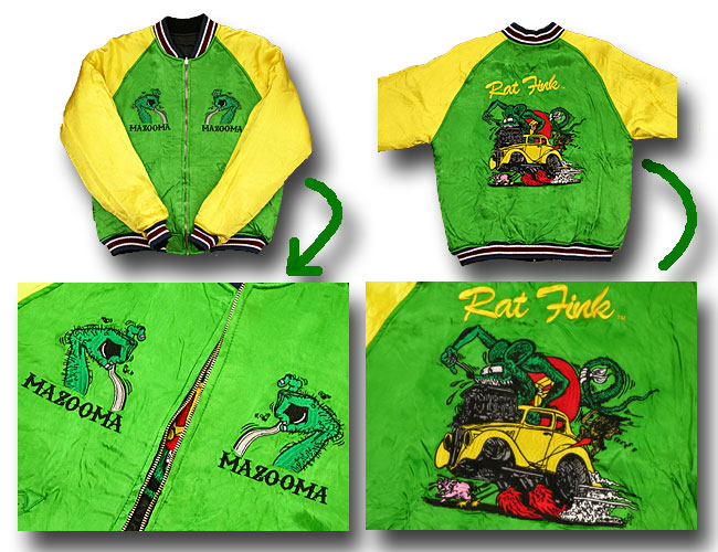 ラットフィンク(RAT FINK) > アパレル > ラットフィンクスカジャン ラットフィンク(RAT FINK) > アパレル > ラットフィンクスカジャン